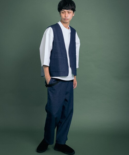 Uiscel(ユイセル)の「Uiscel 撥水デニムマルチベスト(その他・メンズ・ONE WASH・one)」の18枚目の写真