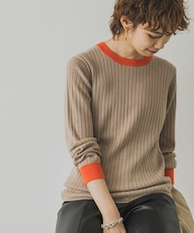 URBAN RESEARCH | 【WEB限定】バイカラーコンパクトリブニット(その他)