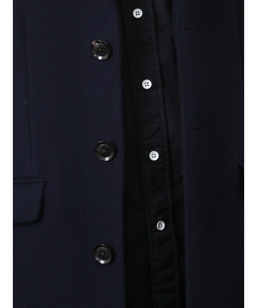 ABAHOUSE（アバハウス）の「メルトンチェスターコート（ジャケット/アウター・メンズ・グレー/ボルドー/ベージュ/ネイビー・2/3/4）」の15枚目の写真