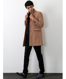 ABAHOUSE | メルトンチェスターコート(ジャケット/アウター)