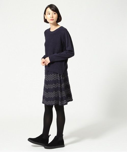 LEPSIM(レプシィム)の「【WEB先行予約】インヒールハイカットスリッポン(シューズ・レディース・ブラック/ワイン/ネイビー・M(23-23.5)/L(24-24.5))」の12枚目の写真