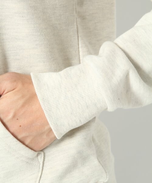 Heather（ヘザー）の「ウラケフードトップス長袖（トップス・レディース・オフホワイト/ピンク系/ネイビー・FREE）」の11枚目の写真