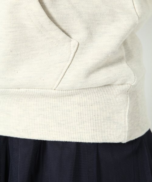 Heather（ヘザー）の「ウラケフードトップス長袖（トップス・レディース・オフホワイト/ピンク系/ネイビー・FREE）」の13枚目の写真