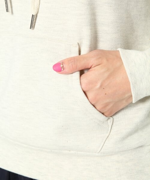 Heather（ヘザー）の「ウラケフードトップス長袖（トップス・レディース・オフホワイト/ピンク系/ネイビー・FREE）」の12枚目の写真
