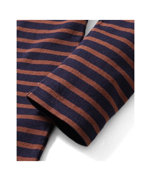 URBAN RESEARCH DOORS（アーバンリサーチドアーズ）の「FORK&amp;SPOON　Color Border（トップス・メンズ・生成×NY/生成×GR/NV×BR/BR×BL・3/4/5）」の16枚目の写真