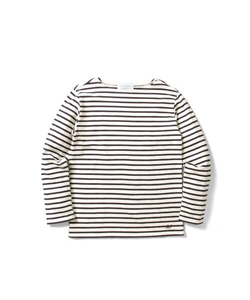 URBAN RESEARCH DOORS（アーバンリサーチドアーズ）の「FORK&amp;SPOON　Color Border（トップス・メンズ・生成×NY/生成×GR/NV×BR/BR×BL・3/4/5）」の3枚目の写真