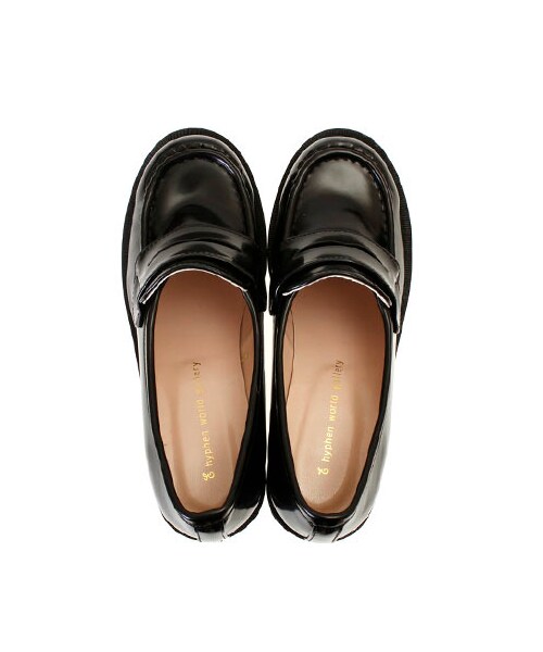 E hyphen world gallery（イーハイフンワールドギャラリー）の「厚底ローファー（パンプス・レディース・ブラック/ネイビー・S/M/L）」の7枚目の写真