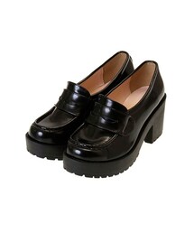 E hyphen world gallery | 厚底ローファー(シューズ)