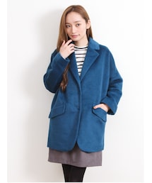 E hyphen world gallery | ・ビックシルエットコート(ジャケット/アウター)