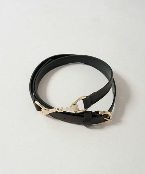 Crisp（クリスプ）の「フロントホックベルト[c3ak2931b]（ベルト・レディース・ベージュ/ダークブラウン・FREE）」の2枚目の写真