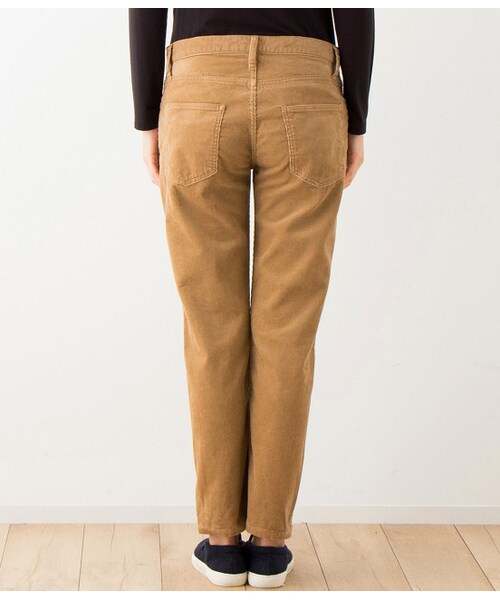 LE JUN(ルジュン)の「コーデュロイボーイブレンドパンツ(パンツ・レディース・オフホワイト/ベージュ・S/M/L)」の5枚目の写真