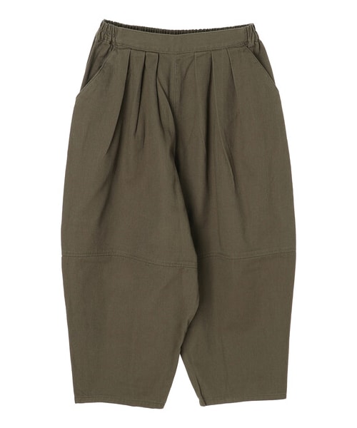 Green Parks(グリーンパークス)の「エッグパンツ(パンツ・ブラック/ベージュ/カーキ・F)」の14枚目の写真