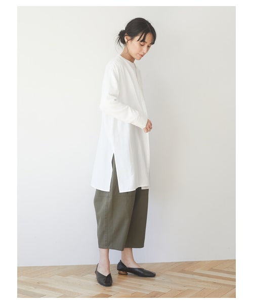 Green Parks(グリーンパークス)の「エッグパンツ(パンツ・ブラック/ベージュ/カーキ・F)」の5枚目の写真