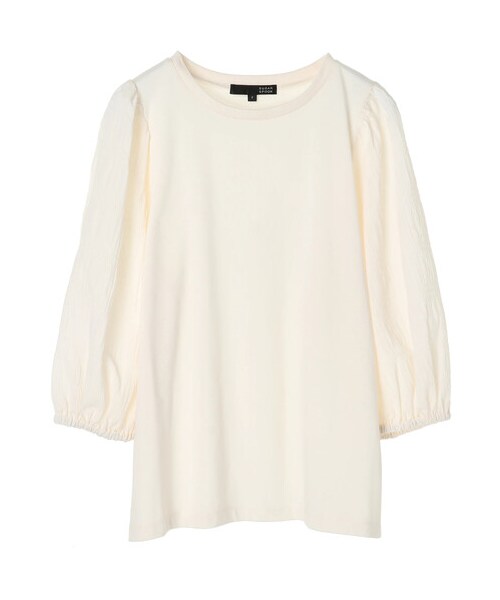 Green Parks(グリーンパークス)の「・SUGAR SPOON シャーリングスリーブTシャツ(トップス・アイボリー/ブラック/ピンク/カーキ・F)」の22枚目の写真