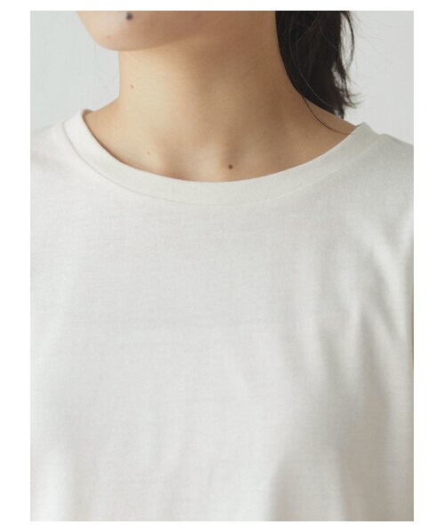 Green Parks(グリーンパークス)の「・SUGAR SPOON シャーリングスリーブTシャツ(トップス・アイボリー/ブラック/ピンク/カーキ・F)」の10枚目の写真