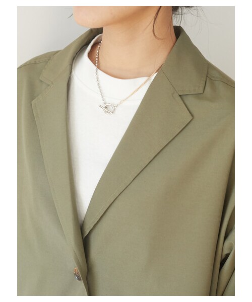 Green　Parks（グリーンパークス）の「シャツジャケット（トップス・カーキ/チェック・F）」の7枚目の写真