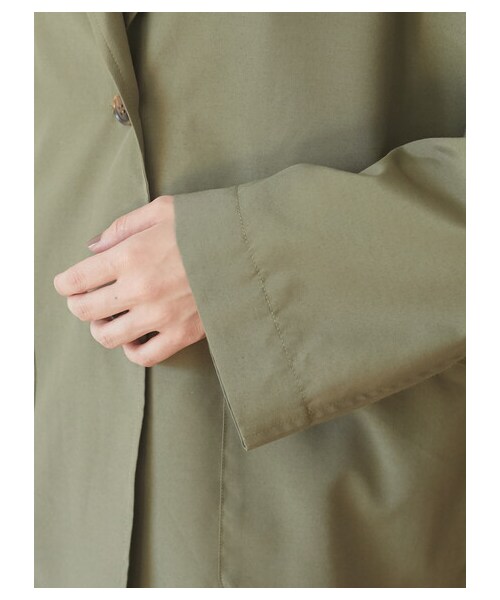 Green　Parks（グリーンパークス）の「シャツジャケット（トップス・カーキ/チェック・F）」の8枚目の写真