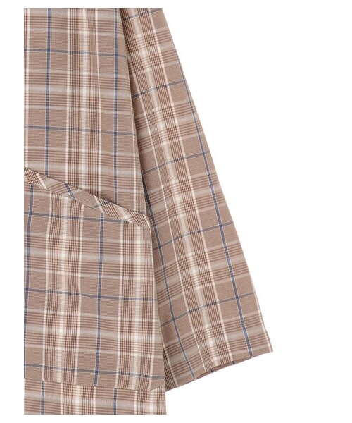 Green　Parks（グリーンパークス）の「シャツジャケット（トップス・カーキ/チェック・F）」の12枚目の写真