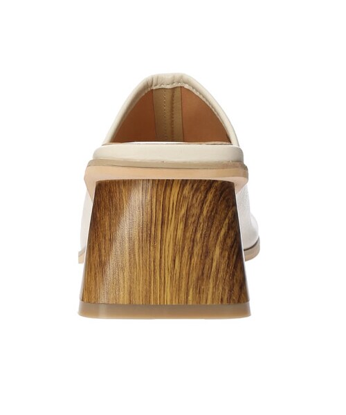 Green　Parks（グリーンパークス）の「・minia スクエアトゥミュール（シューズ・アイボリー/ブラック・S/M/L/LL）」の8枚目の写真