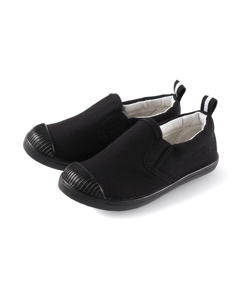 BRANSHES（ブランシェス）の「スリッポン（スリッポン・キッズ・アイボリー/ベージュ/ブラック・14cm～19cm）」の2枚目の写真