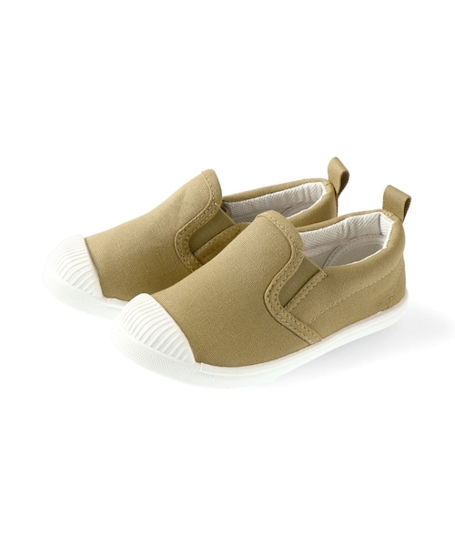 BRANSHES（ブランシェス）の「スリッポン（スリッポン・キッズ・アイボリー/ベージュ/ブラック・14cm～19cm）」の3枚目の写真