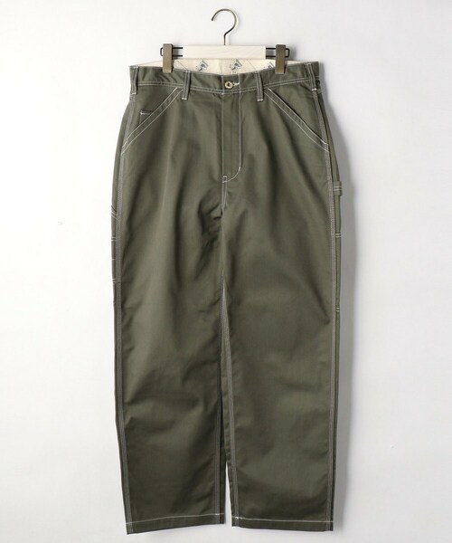 179/WG（イチナナキュウダブルジー）の「【UNIVERSAL OVERALL】ペインターパンツ（その他パンツ・レディース・ブラック/グリーン・38(M)）」の2枚目の写真
