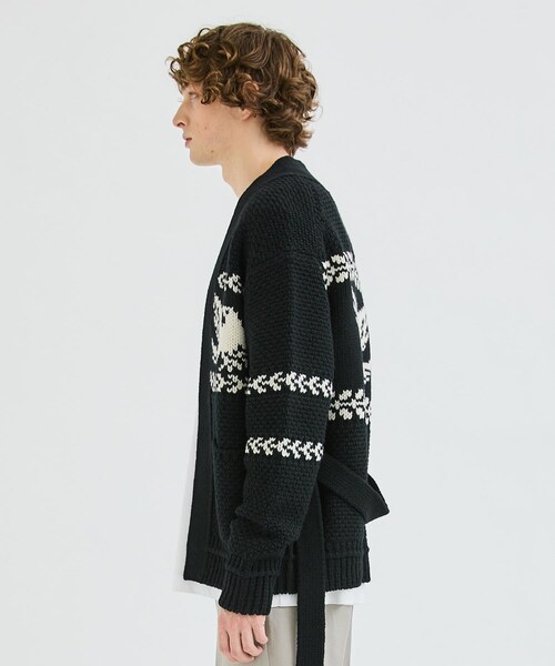RAINMAKER レインメーカー BELTED COWTIN SWEATER季節感秋冬