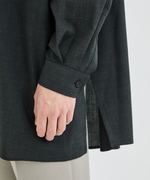 THE RERACS（ザ・リラクス）の「SIDE SLIT LONG SHIRT（）」 - WEAR