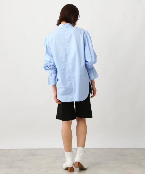 Ezick(エジック)の「16ゲージマニッシュハーフパンツ(パンツ・オフホワイト/ブラック・F)」の9枚目の写真