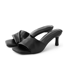 GRL | クロスローヒールミュールサンダル(サンダル)