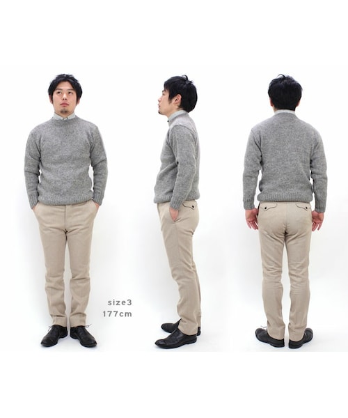 45R（フォーティファイブアール）の「シェットランドクルーネック