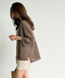 DHOLIC STYLE | [pippin] Vネックルーズサマーカーディガン(カーディガン/ボレロ)