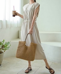 DHOLIC STYLE | [fromiss] ウエストストリングロングワンピース(ワンピース)