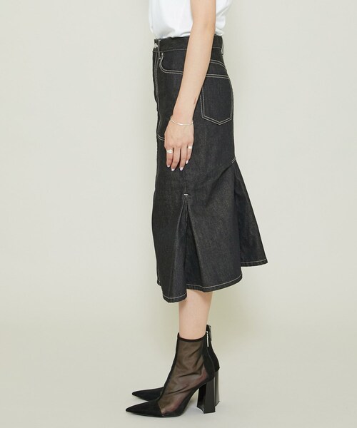 beautiful people（ビューティフルピープル）の「セルヴィッジデニムフィッシュテイルスカート（その他・レディース・BLACK/BLUE・34/36）」の15枚目の写真