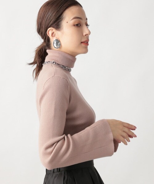 Ezick(エジック)の「ユーティリティーリブタートル(トップス・ホワイト/ブラック/ベージュ/グリーン・F)」の19枚目の写真