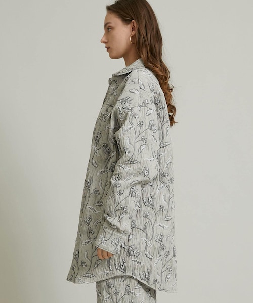 EBONY（エボニー）の「フラワージャガードシャツ E21AW/T-03（）」 - WEAR