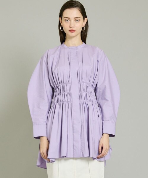 Uhr(ウーア)の「ギャザーチュニックシャツ 21AWUhr-SH209(その他・レディース・その他・36)」の3枚目の写真