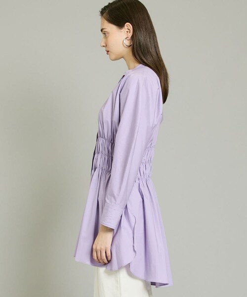 Uhr(ウーア)の「ギャザーチュニックシャツ 21AWUhr-SH209(その他・レディース・その他・36)」の4枚目の写真