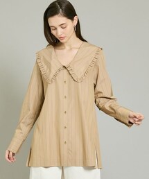 Uhr | フリルカラーシャツ 21AWUhr-SH206