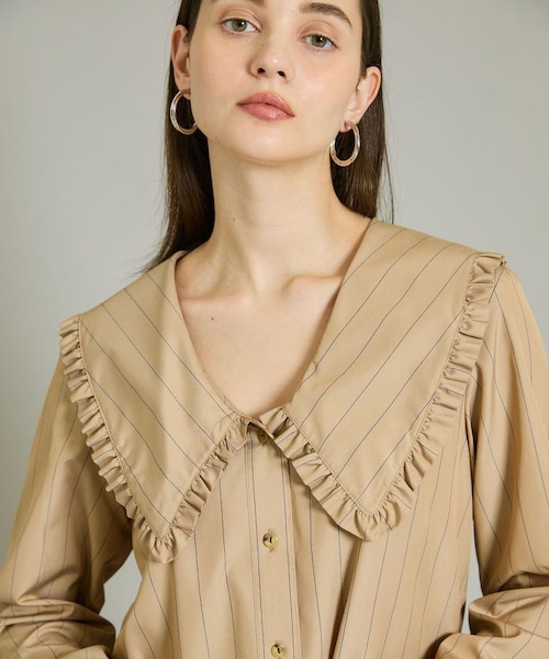 Uhr（ウーア）の「フリルカラーシャツ 21AWUhr-SH206（その他・レディース・その他・FREE）」の6枚目の写真