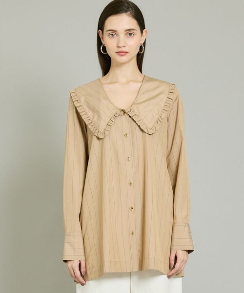 Uhr（ウーア）の「フリルカラーシャツ 21AWUhr-SH206（その他・レディース・その他・FREE）」の3枚目の写真