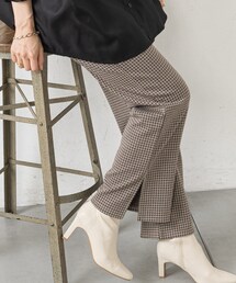 prose verse | 《WEB先行予約》モノグラム柄カットジャガードパンツ(その他パンツ)