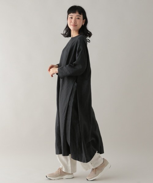 studio CLIP（スタディオクリップ）の「《Natural by studio CLIP》リネンBIGポケットパンツ（パンツ・スモーク/アイボリー/ベージュ・F）」の7枚目の写真