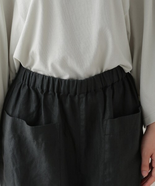 studio CLIP（スタディオクリップ）の「《Natural by studio CLIP》リネンBIGポケットパンツ（パンツ・スモーク/アイボリー/ベージュ・F）」の16枚目の写真