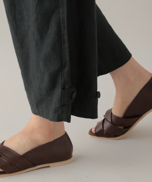 studio CLIP（スタディオクリップ）の「《Natural by studio CLIP》リネンBIGポケットパンツ（パンツ・スモーク/アイボリー/ベージュ・F）」の12枚目の写真