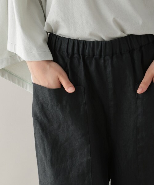 studio CLIP（スタディオクリップ）の「《Natural by studio CLIP》リネンBIGポケットパンツ（パンツ・スモーク/アイボリー/ベージュ・F）」の17枚目の写真
