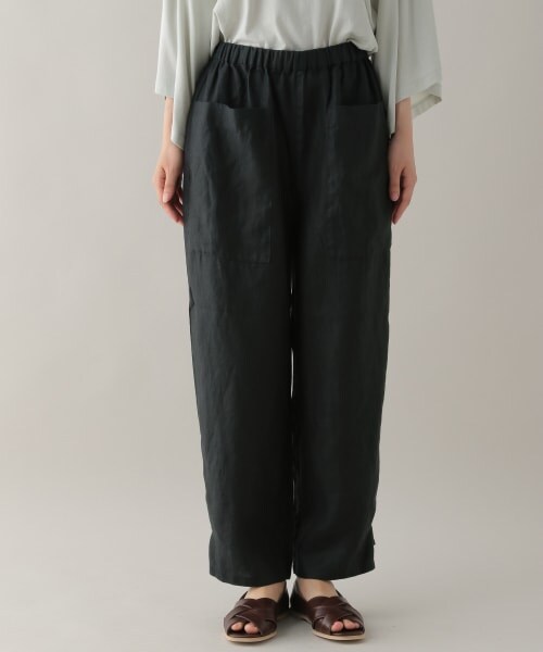 studio CLIP（スタディオクリップ）の「《Natural by studio CLIP》リネンBIGポケットパンツ（パンツ・スモーク/アイボリー/ベージュ・F）」の13枚目の写真