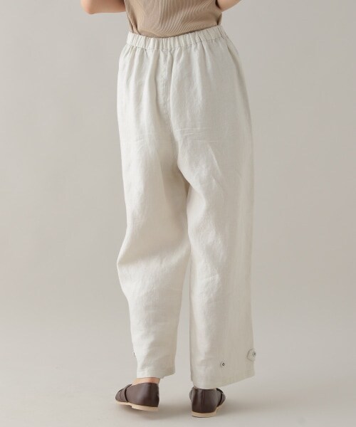 studio CLIP（スタディオクリップ）の「《Natural by studio CLIP》リネンBIGポケットパンツ（パンツ・スモーク/アイボリー/ベージュ・F）」の8枚目の写真