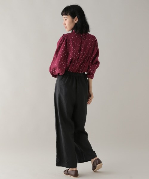 studio CLIP（スタディオクリップ）の「《Natural by studio CLIP》リネンBIGポケットパンツ（パンツ・スモーク/アイボリー/ベージュ・F）」の5枚目の写真