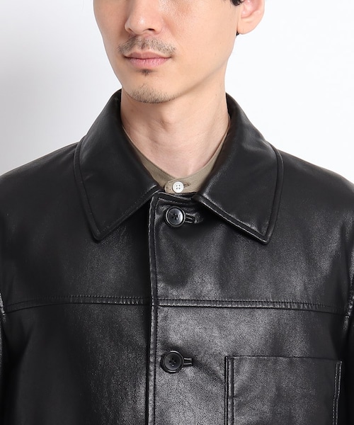 TAKEO KIKUCHI（タケオキクチ）の「フェイクレザー カーコート